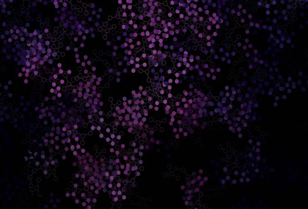 Темно Фіолетовий Векторний Фон Формами Штучного Інтелекту Барвистий Дизайн Простому — стоковий вектор