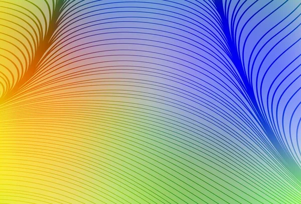 Çizgileri olan ışık çok renkli vektör deseni. Basit bir şekilde yepyeni renkli bir tasvir. İşiniz için en iyi tasarım.