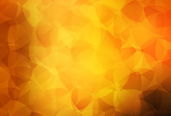 Texture Mosaico Vettoriale Arancione Scuro Illustrazione Astratta Moderna Con Triangoli — Vettoriale Stock