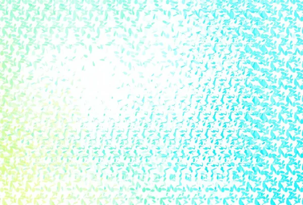 Bleu Clair Disposition Vectorielle Verte Avec Des Formes Cercle Bulles — Image vectorielle