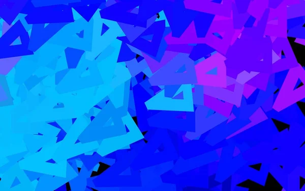 ダークピンク 多角形のスタイルのブルーベクトルパターン カラフルな三角形のモダンな抽象的なイラスト 壁紙のためのエレガントなデザイン — ストックベクタ