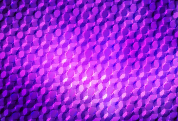 Roxo Claro Textura Vetorial Rosa Com Discos Ilustração Abstrata Moderna — Vetor de Stock