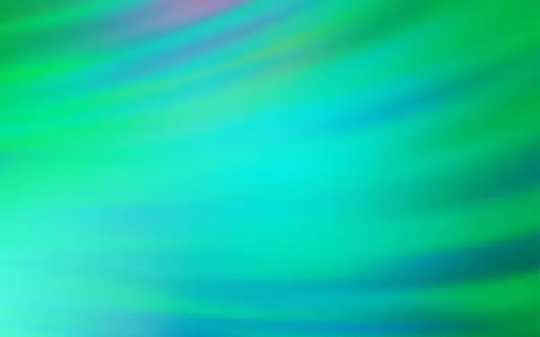 Светло Зеленый Векторный Узор Мокрыми Линиями Окружная Абстрактная Иллюстрация Градиентом — стоковый вектор