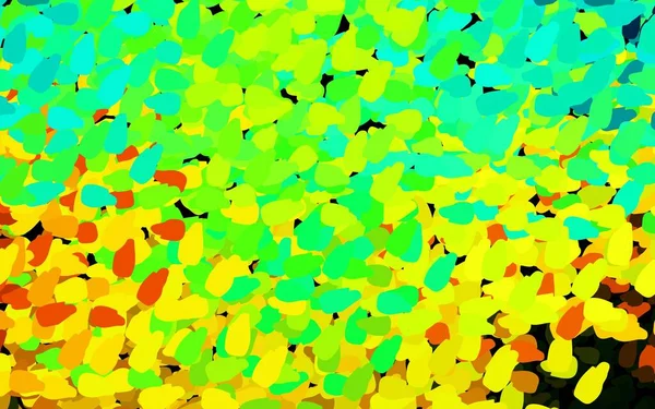 Soyut şekilli koyu renkli vektör arkaplanı. Rastgele şekillerle soyut tarzda dekoratif tasarım. Web siteniz için basit tasarım.