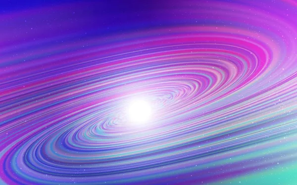 Hellrosa Blauer Vektorhintergrund Mit Galaxiensternen Raumsterne Auf Verschwommenem Abstrakten Hintergrund — Stockvektor
