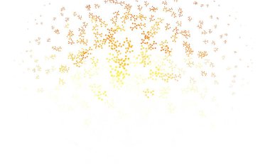 Light Orange vektör arkaplanı ve yapay zeka verileri. Parlak renkli bir illüstrasyon ve yapay zekanın gerçek yapısı. Siber yeniliklerin tasviri için tasarım.