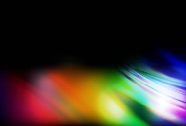 Dark Multicolor vektör soyut düzeni. Gradyan tasarımlı, soyut, ışıltılı çizimler. Çalışmalarınız için akıllı tasarım.