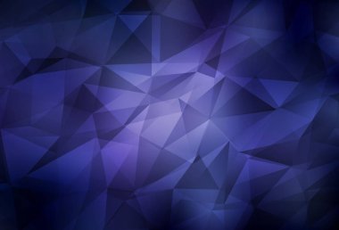 Koyu Mor vektör soyut çokgen şablon. Zarif üçgenleri olan soyut çizimler. Dizaynınız için üçgen desen.