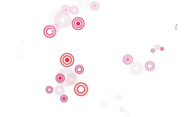 Noktalı açık mor vektör arkaplanı. Bulanık dekoratif tasarım baloncuklu soyut tarzda. Fütürist reklamlar ve kitapçıklar için şablon.