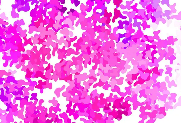Ανοιχτό Ροζ Διανυσματικό Πρότυπο Χαοτικά Σχήματα Απλή Πολύχρωμη Απεικόνιση Αφηρημένα — Διανυσματικό Αρχείο