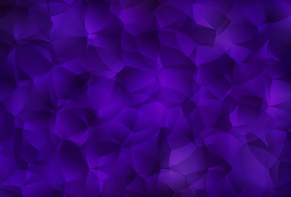 Fundo Vetor Roxo Escuro Com Formas Abstratas Ilustração Colorida Simples — Vetor de Stock