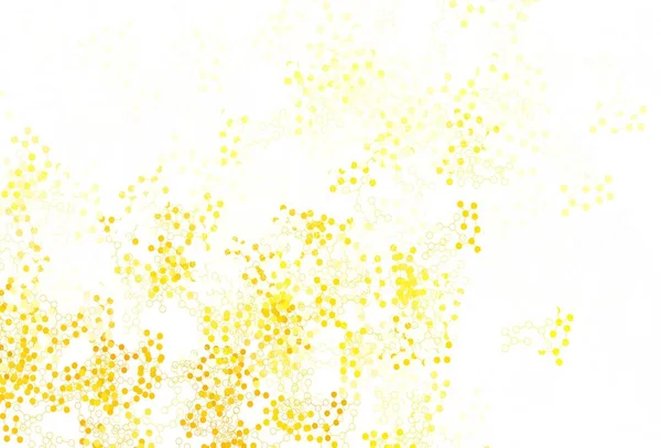 Verde Claro Patrón Vectorial Amarillo Con Red Inteligencia Artificial Diseño — Vector de stock