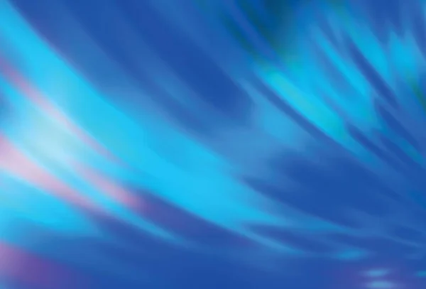 Luce Blu Vettore Offuscata Brillantezza Modello Astratto Elegante Illustrazione Luminosa — Vettoriale Stock