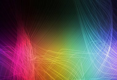 Koyu renkli vektör soyut parlak desen. Gradyan tasarımlı, soyut, ışıltılı çizimler. İşiniz için en iyi bulanık tasarım..