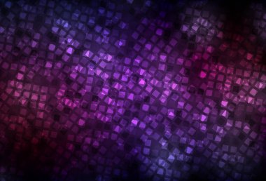 Koyu pembe, sarı vektör arka planı çokgen biçiminde. Dikdörtgenli soyut gradyan çizimi. Reklamlar için desen.