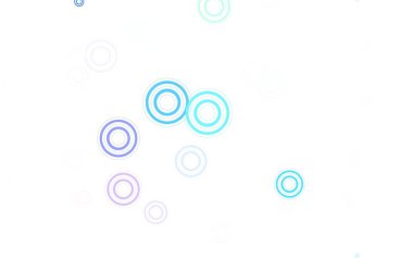 Küresel ışık çok renkli vektör deseni. Doğa tarzında renkli baloncuklu soyut illüstrasyon. Poster ve web siteleri için tasarım.