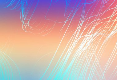 Işık çoklu renk vektörü bulanık desen. Gradyan tasarımlı, soyut, ışıltılı çizimler. Marka kitabınız için yeni biçim tasarımı.