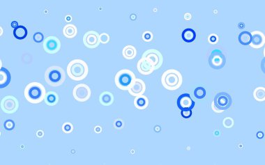 Çember şekilli açık yeşil vektör düzeni. Bulanık yağmur damlaları olan soyut bir çizim. Fütürist reklamlar ve kitapçıklar için şablon.