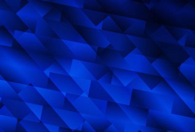 Çokgen biçiminde koyu mavi vektör arkaplanı. Soyut arkaplanda dikdörtgenler ve renkli gradyanlar. Reklamınız, posteriniz, afişiniz için en iyi tasarım.