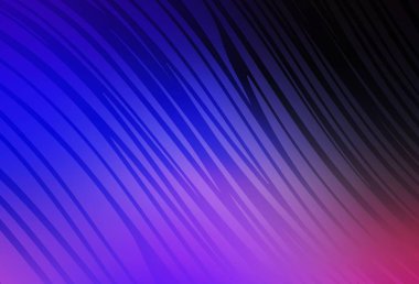 Koyu pembe, kıvrımlı çizgileri olan mavi vektör arka plan. Basit bir şekilde yepyeni renkli bir tasvir. Marka kitabı için şık bir desen.