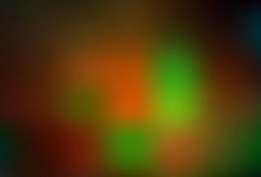 Koyu yeşil, sarı vektör parlak dokuyu bulanıklaştırdı. Yaratıcı illüstrasyon, yarım tonlu ve eğimli. İş tasarımınız için yeni biçim.