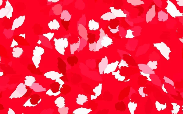 Rosa Chiaro Sfondo Vettoriale Rosso Con Forme Memphis Design Decorativo — Vettoriale Stock