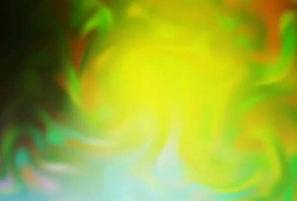 Vaaleanvihreä Keltainen Vektori Abstrakti Kirkas Kuvio Täysin Uusi Värillinen Kuva — vektorikuva