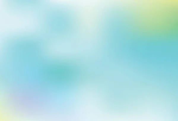Светло Зеленый Вектор Цветного Размытия Фона Абстрактная Красочная Иллюстрация Градиентом — стоковый вектор