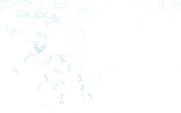 Світло Blue Векторна Текстура Концепцією Штучного Інтелекту Абстрактна Ілюстрація Посиланнями — стоковий вектор