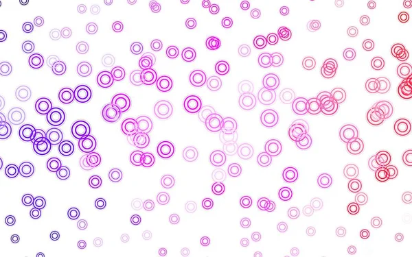 Hellviolett Rosa Vektorhintergrund Mit Flecken Unscharfe Blasen Auf Abstraktem Hintergrund — Stockvektor