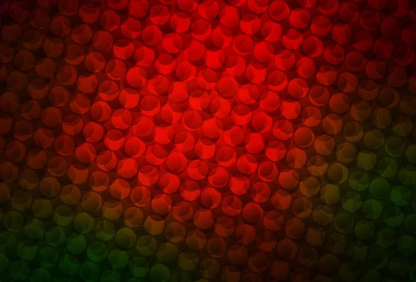 Темно Зеленый Красный Векторный Отрезок Точками Иллюстрация Набором Ярких Красочных — стоковый вектор