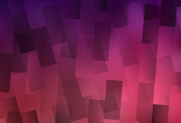 Violet Foncé Fond Vectoriel Rose Dans Style Polygonal Rectangules Sur — Image vectorielle