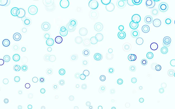 Modèle Vectoriel Bleu Clair Avec Sphères Belle Illustration Colorée Avec — Image vectorielle