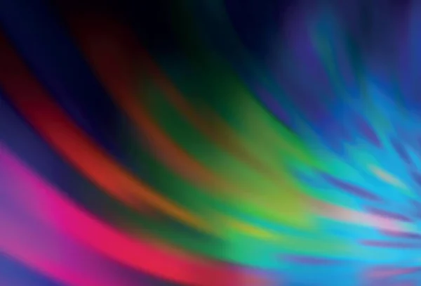 Dark Multicolor Vektor Verschwommen Glanz Abstrakte Textur Leuchtend Bunte Illustration — Stockvektor