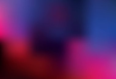 Koyu mavi, kırmızı vektör bulanık arkaplan. Soyut ve gradyan renkte renkli çizimler. Tasarımlar için arka plan.