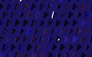 Çokgen tarzda koyu mor vektör arkaplan. Renkli üçgenli modern soyut illüstrasyon. Duvar kağıtları için zarif tasarım.