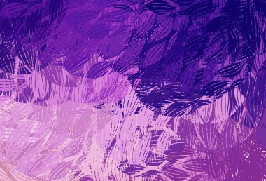 Açık Mor, rastgele şekilli pembe vektör deseni. Rastgele şekillerle soyut tarzda dekoratif tasarım. Kartvizitiniz için modern tasarım.