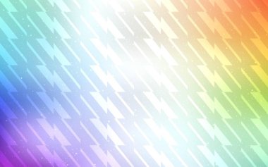 Renkli çizgileri olan açık renkli vektör dokusu. Bulanık arkaplanda gradyanı olan çizgiler. Reklam, kitapçıklar, broşürler için desen.