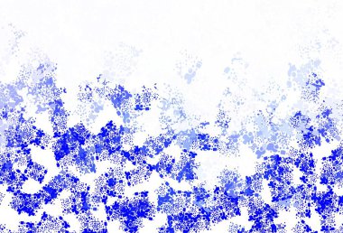 Kaotik şekilli açık mavi vektör şablonu. Soyut tarzda rengarenk gradyan şekilleri olan bir resim. İşiniz için en iyi akıllı tasarım.