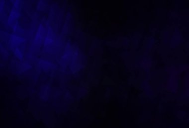 Eşkenar dörtgenli koyu mavi vektör şablonu. Renkli dikdörtgenlerle modern soyut çizimler. Reklamlar için desen.