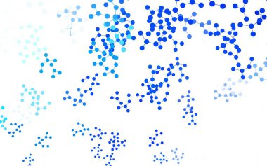Açık mavi, yapay zeka yapısına sahip yeşil vektör şablonu. Renkli yapay zeka yapısı, eğimli çizgiler ve noktalar. Siber yeniliklerin tasviri için tasarım.