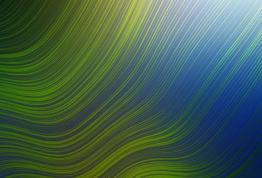 Koyu mavi, yeşil vektör modern zarif düzen. Görüntü tarzında tamamen yeni bir renkli çizim. Çalışmalarınız için akıllı tasarım.