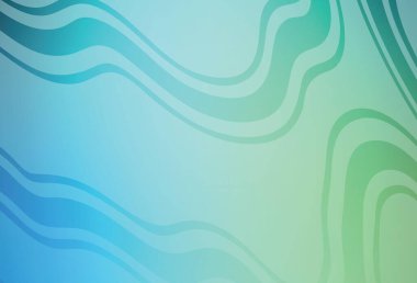 Açık mavi, yeşil vektör parlak şablonu bulanıklaştırdı. Yaratıcı illüstrasyon, yarım tonlu ve eğimli. Tasarımlar için arka plan.