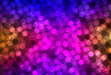 Koyu mavi, diskli kırmızı vektör dokusu. Parlak renkli soyut çemberlerin olduğu bir resim. Güzel web siteleri için desen.