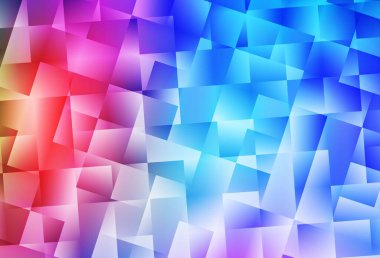 Işık çok renkli vektör soyut mozaik arkaplan. Çokgen biçiminde, gradyan ile renkli çizimler. Marka kitabınız için yeni şablon.