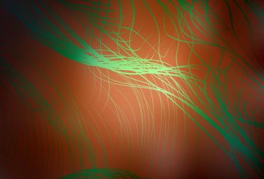 Koyu turuncu vektör soyut parlak dokuyu bulanıklaştırdı. Gradyan ile modern soyut çizim. Çalışmalarınız için akıllı tasarım.