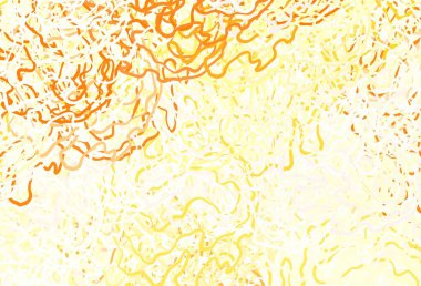 Dairesel şekilli hafif turuncu vektör düzeni. Renkli noktalı modern soyut çizimler. Reklamlar, broşürler için desen.