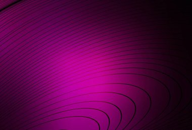 Çizgileri olan koyu pembe vektör deseni. Renkli çizgileri ve şekilleri olan bir örnek. Web siteniz için soyut tasarım.