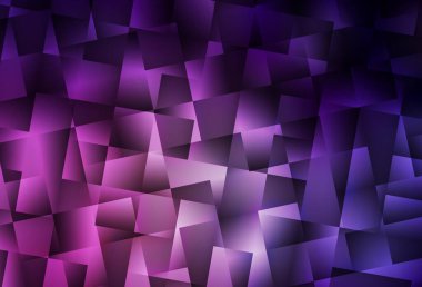 Koyu pembe vektör soyut çokgen şablon. Çokgen soyut çizim ve gradyan. Web siteniz için çokgen tasarım.