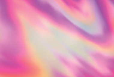 Açık Pembe vektör bulanık şablon. Gradyan tasarımlı, soyut, ışıltılı çizimler. Tasarımının yeni yolu.